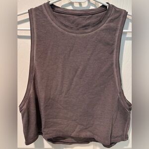 Lululemon Athletica Charcoal Muscle Love Tank Top